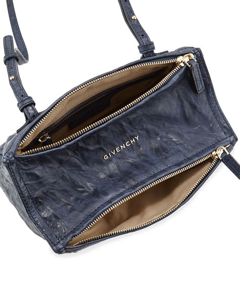 givenchy pandora small blue|Givenchy Pandora mini crossbody bag.